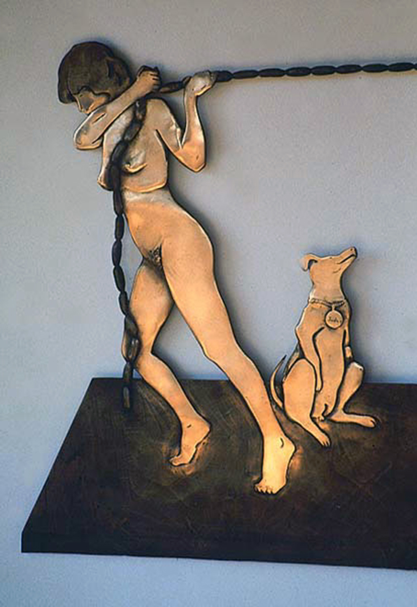 © 1987 Kim Lindaberry • Bronze, .25" x 40" x 28"