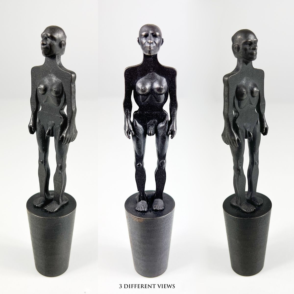 © 2023 Kim Lindaberry • Steel/Bronze • 31mm x 31mm x 150mm
