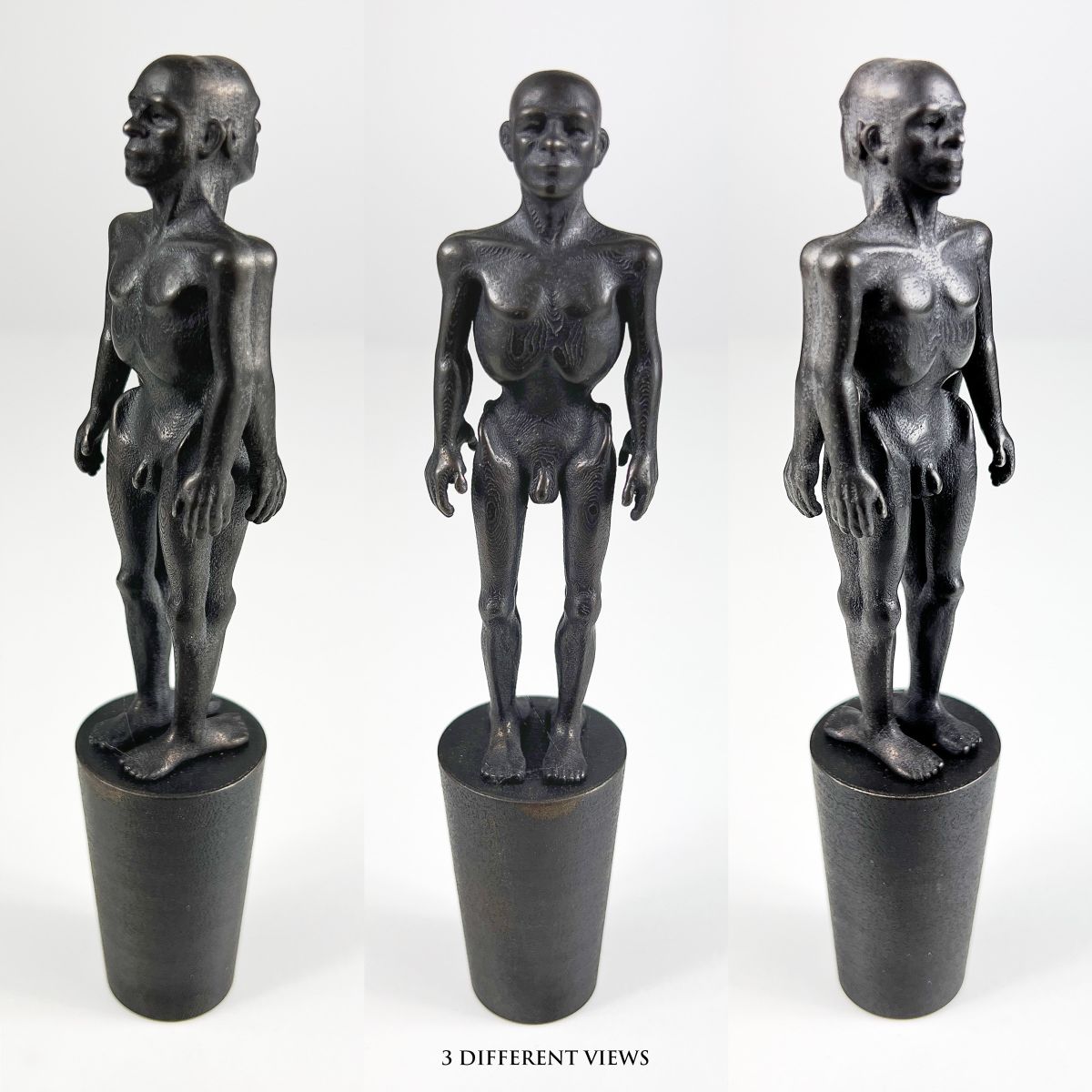 © 2023 Kim Lindaberry • Steel/Bronze • 31mm x 31mm x 150mm