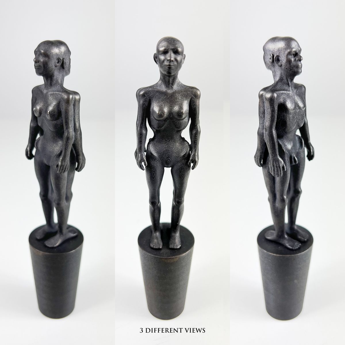 © 2023 Kim Lindaberry • Steel/Bronze • 31mm x 31mm x 150mm