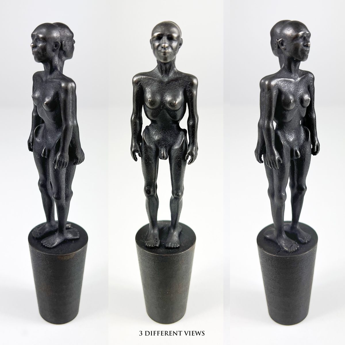 © 2023 Kim Lindaberry • Steel/Bronze • 31mm x 31mm x 150mm